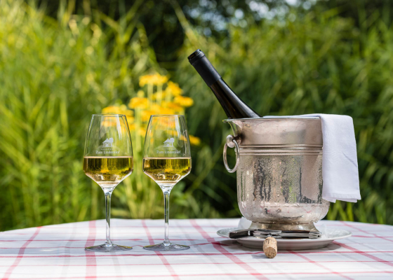 Getränke Wein angerichtet lecker Gasthof Schenke Niedersachsen Hotelfotoshooting