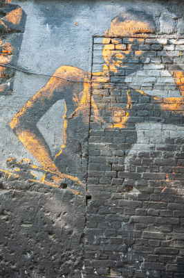 Malerei an einer Berliner Wand